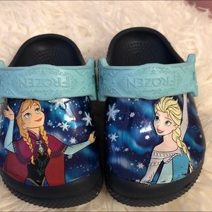 Crocs girl frozen toddler Ana and Elsa
